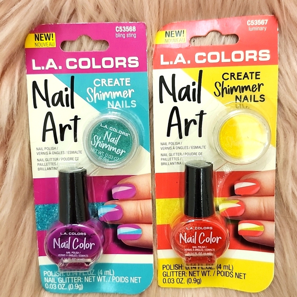 BOGO!! Brand New L.A COLORS NAIL ART X 2CT